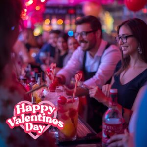 Taller de coctelería San Valentín